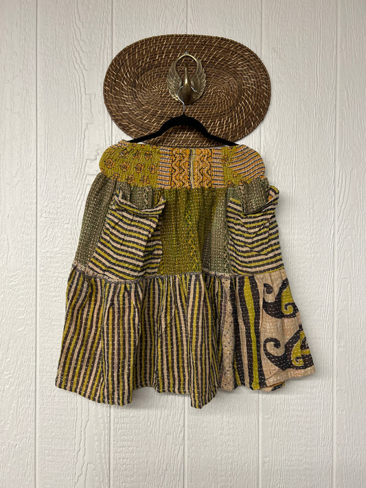 RETAIL Pareo Kantha Meadow Skirt 0826 039