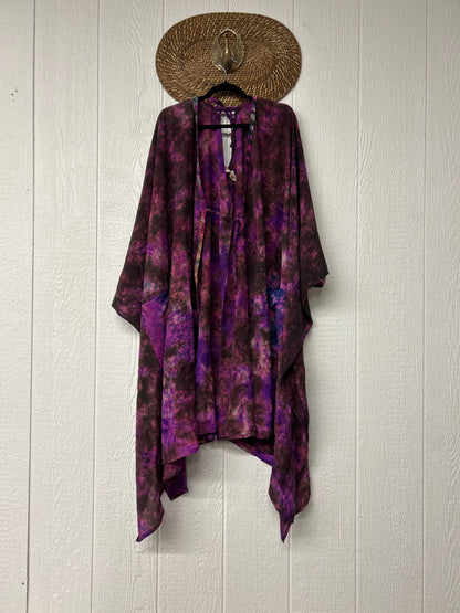 Crepe Sari Orchid Kimono 0626 018