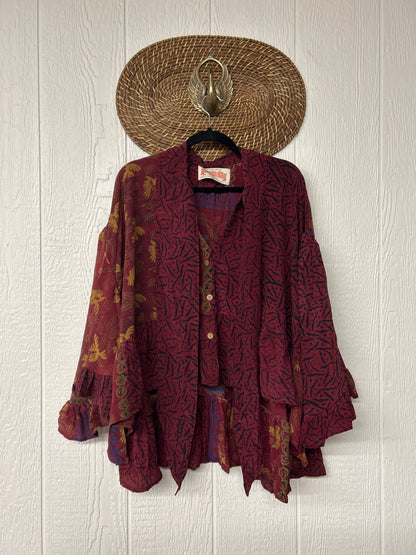 Crepe Sari Wild Rose Top 1225 190