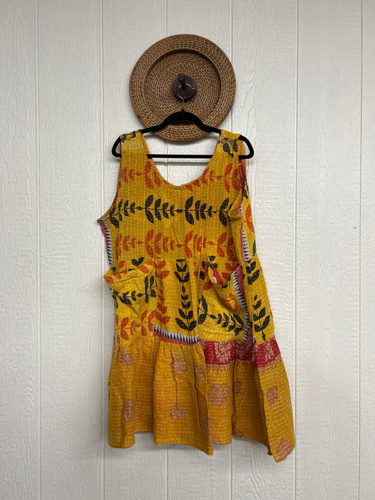 Kantha Meadow Mini Dress 0625 087