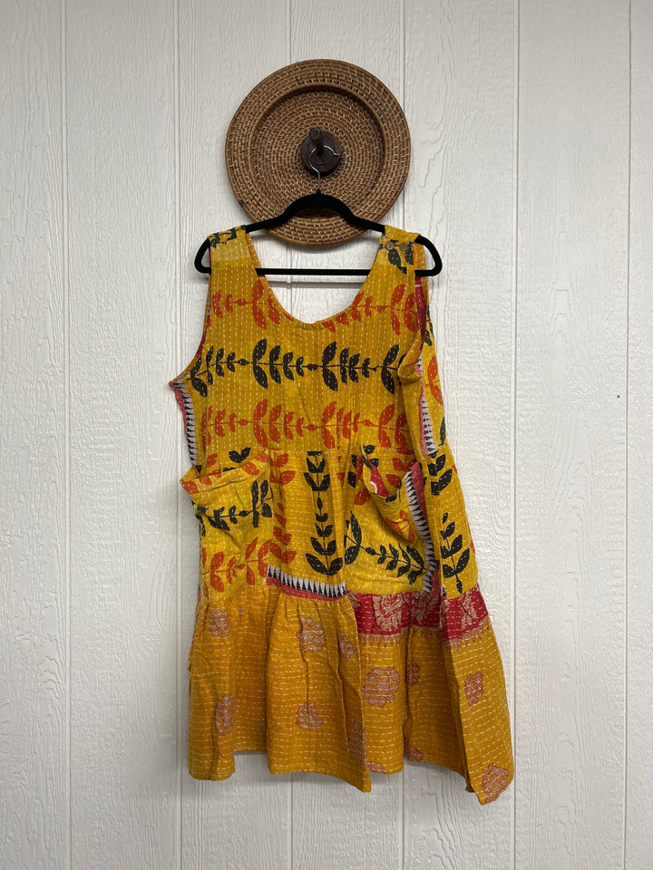 Kantha Meadow Mini Dress 0625 087