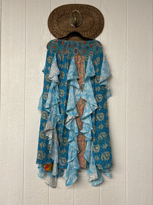 Pareo Kantha Willow Maxi Skirt 0826 276