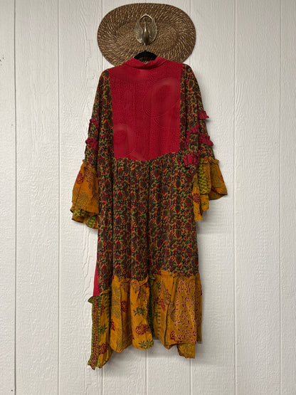 Crepe Sari Rhiannon Duster Dress 0226 101