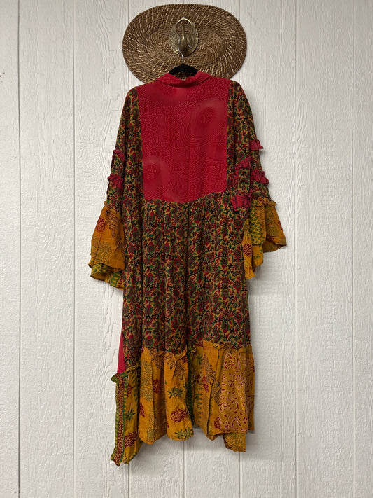 Crepe Sari Rhiannon Duster Dress 0226 101