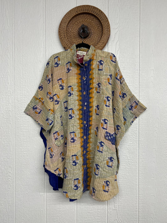 Pareo Kantha Free To Be Button-Down 0426 260