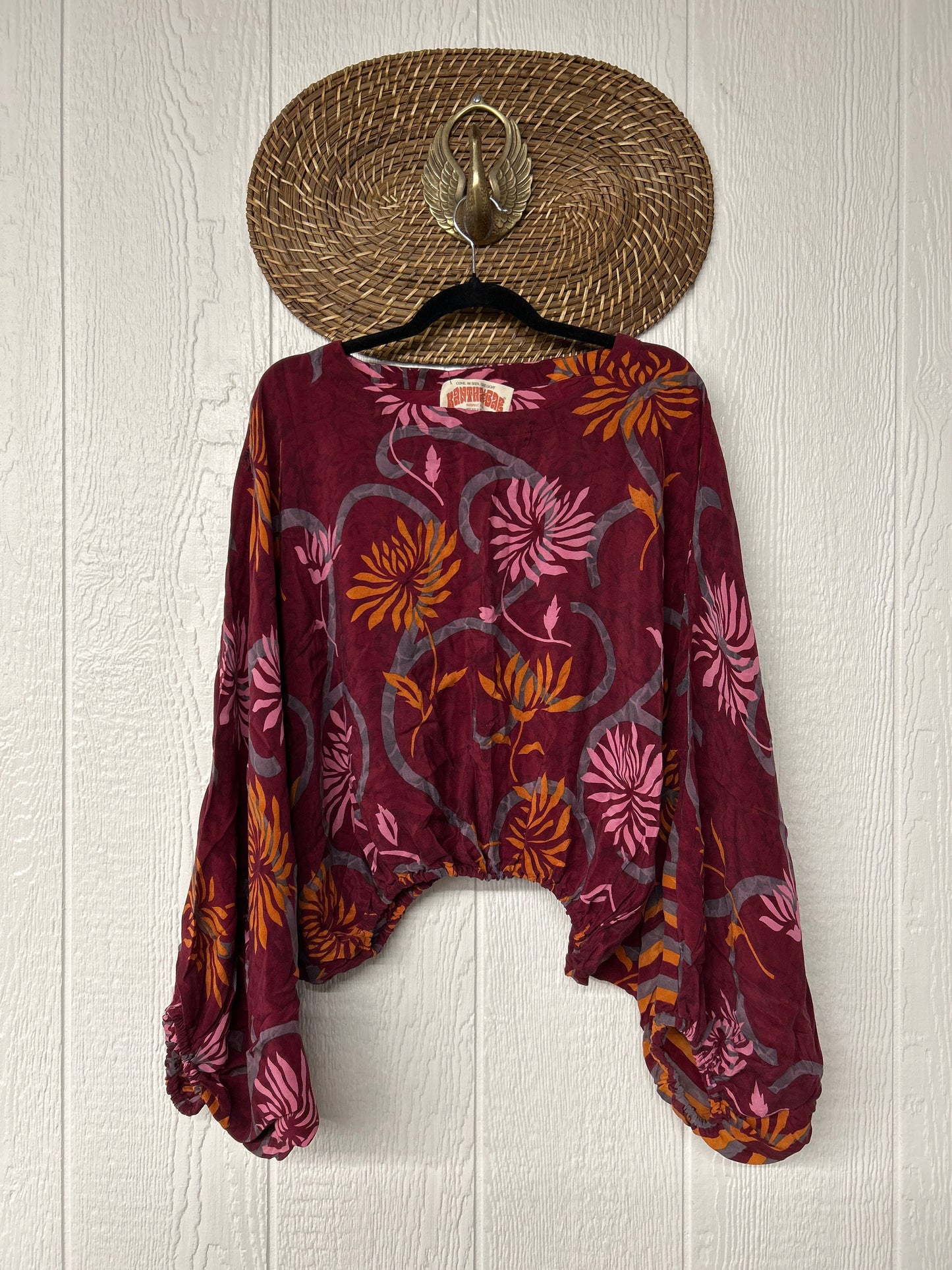 Crepe Sari Luna Crop Top 0526 029