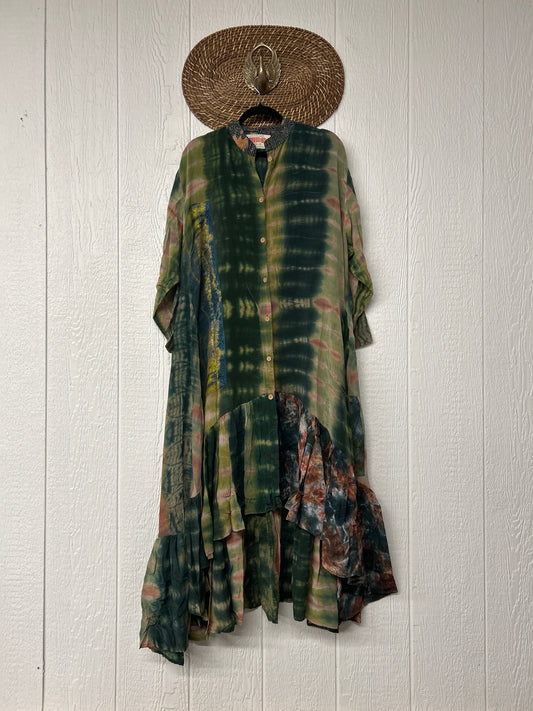 Crepe Sari Dahlia Duster Dress 0326 225