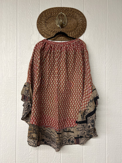 Pareo Kantha Wild Rose Skirt 0426 026