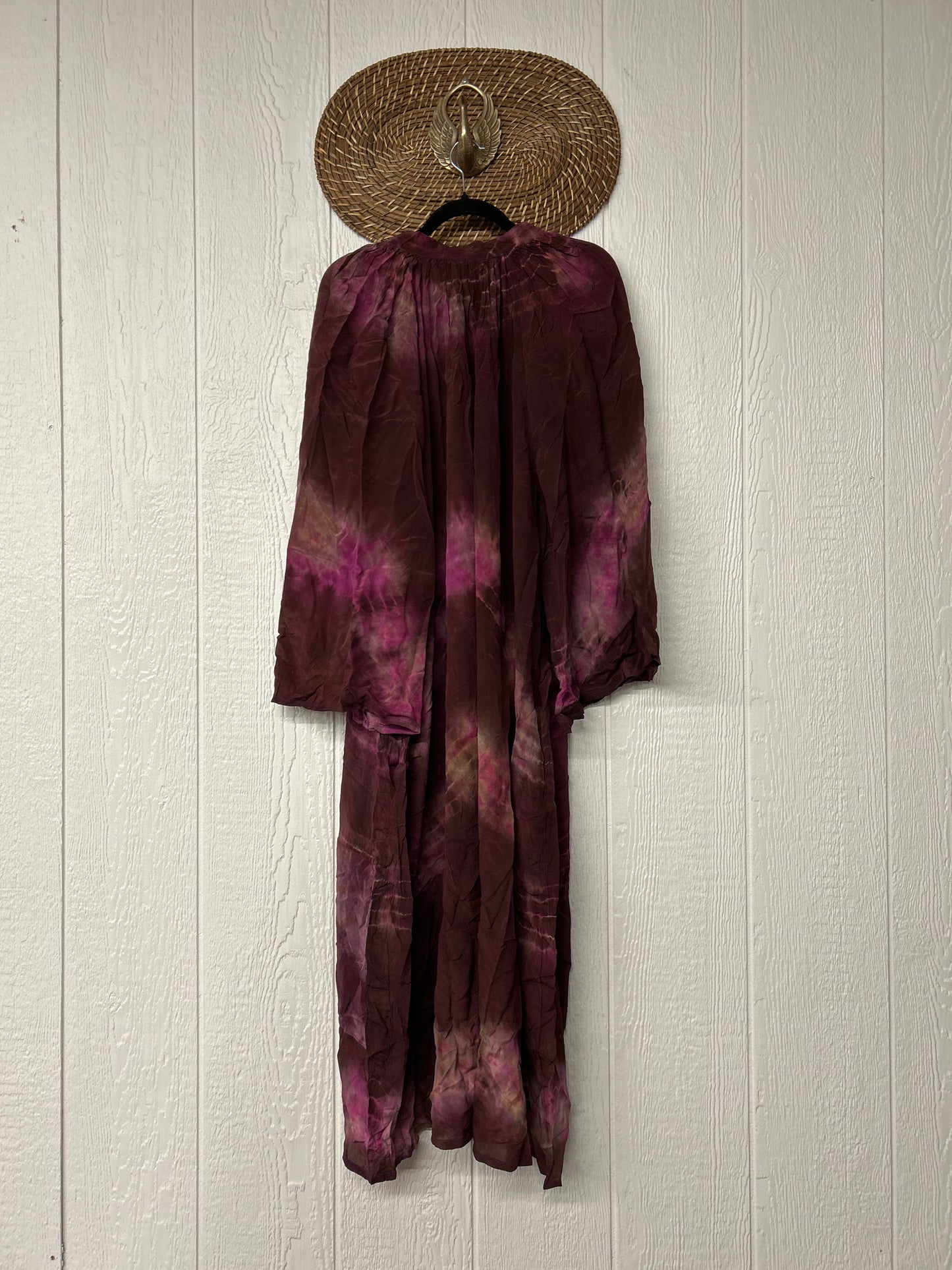 Crepe Sari Woodstock Duster Dress 0526 009