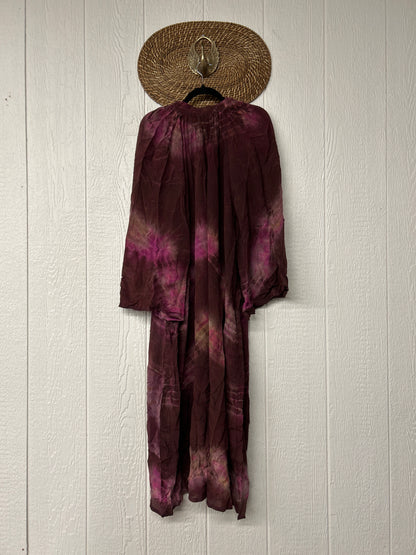 Crepe Sari Woodstock Duster Dress 0526 009