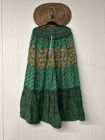 Pareo Kantha Lotus Maxi Skirt 0826 118
