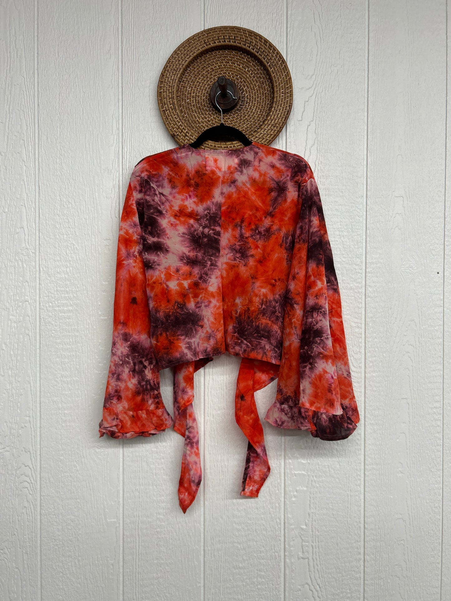 Crepe Sari Zeppelin Crop Shrug 0426 130