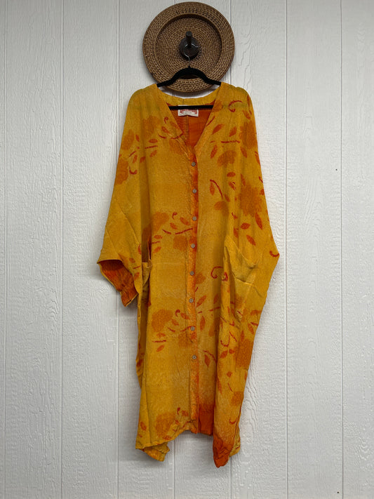 Crepe Sari Gaia Duster Dress 0826 180