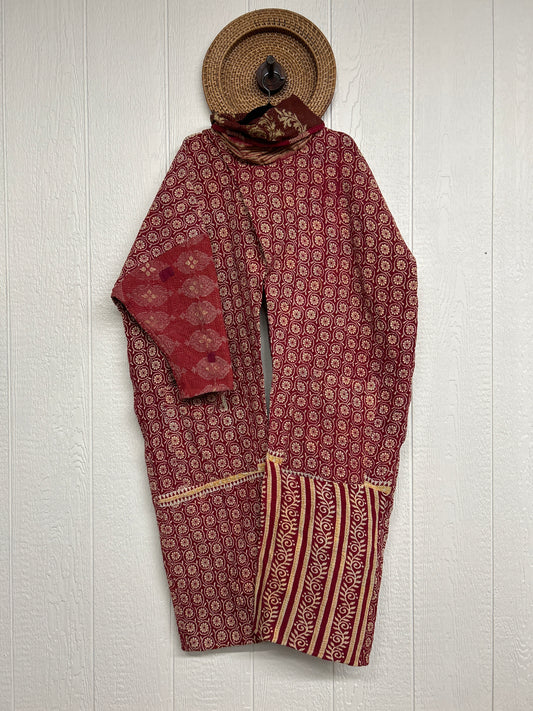 Fine Kantha Cowl Split Pullover 1225 209