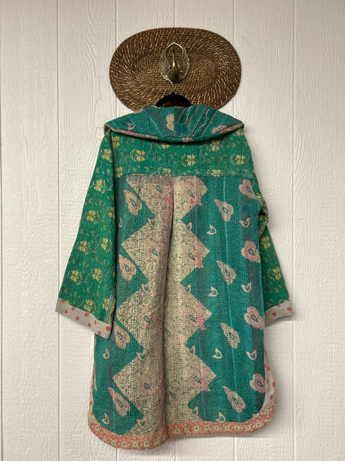 Fine Kantha Drifter Coat 1026 153