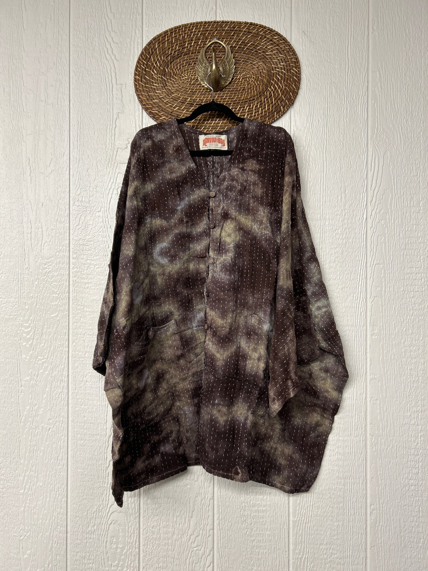 Pareo Kantha Gaia Button-Down Kimono 0526 053