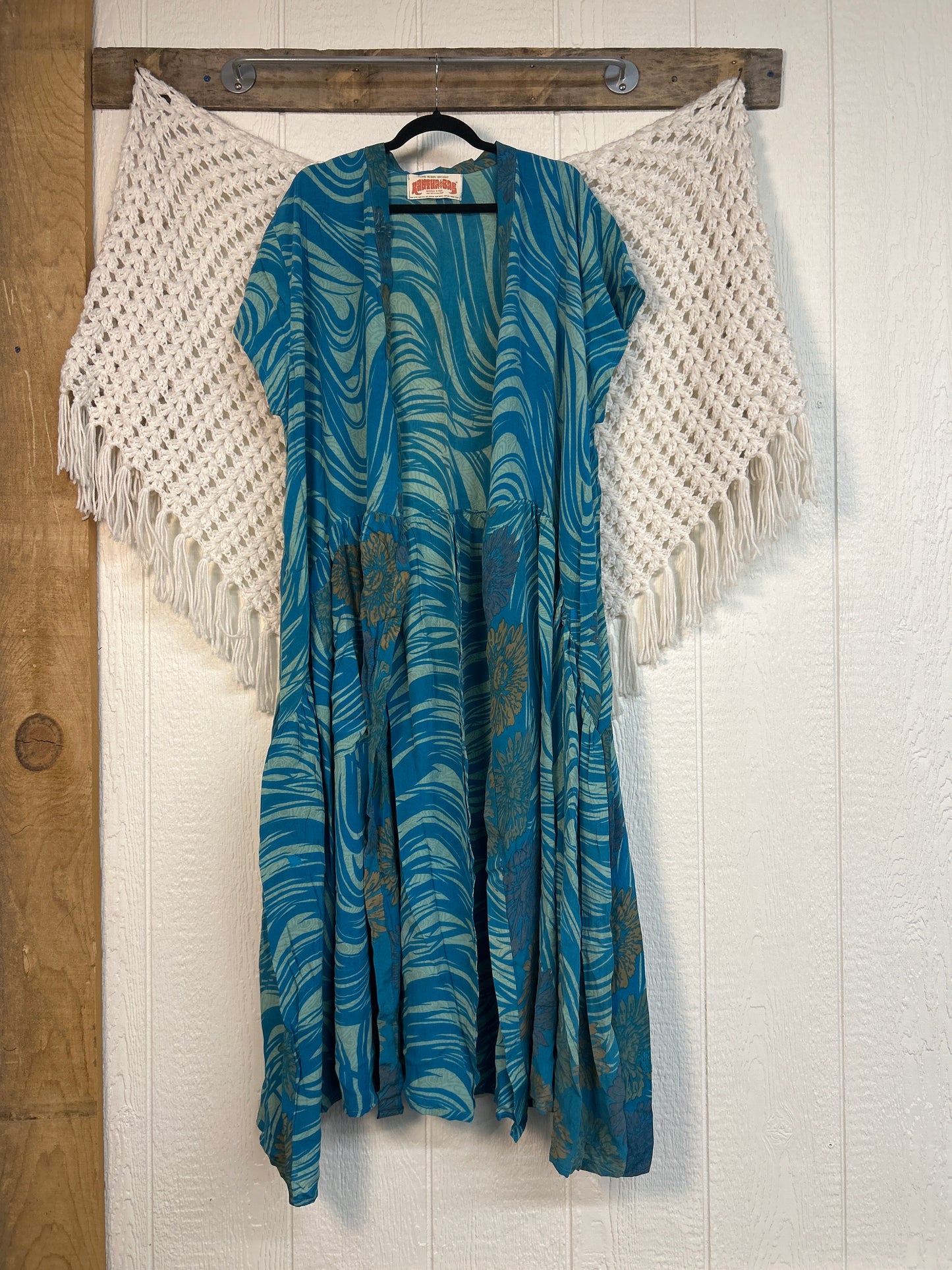 Crepe Sari Summer Evermore Kimono 0726 275