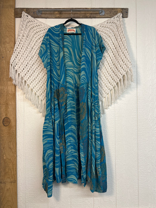 Crepe Sari Summer Evermore Kimono 0726 275
