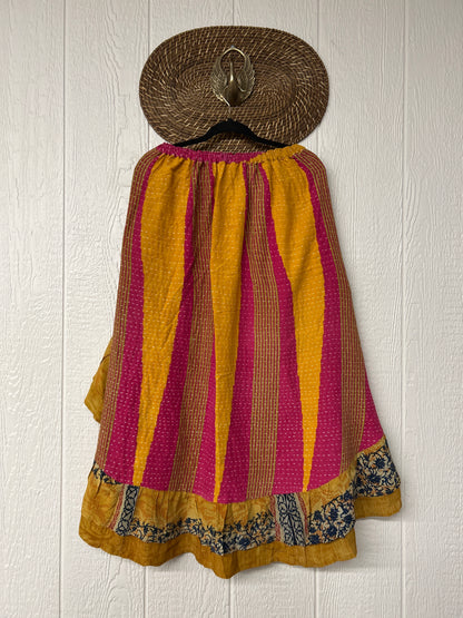 Pareo Kantha Wild Rose Skirt 0426 099