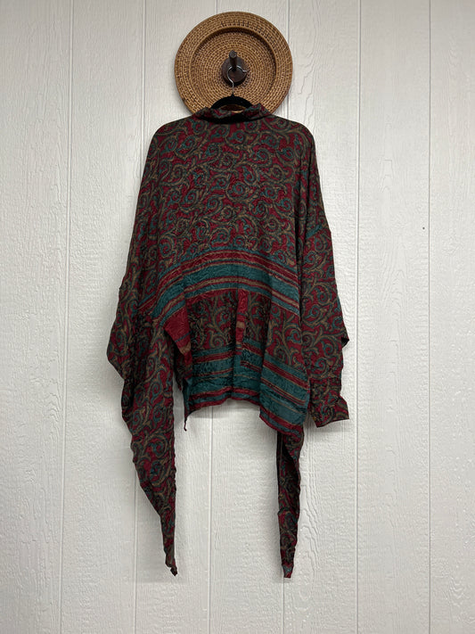 Crepe Sari Nirvana Button Down 1125 187