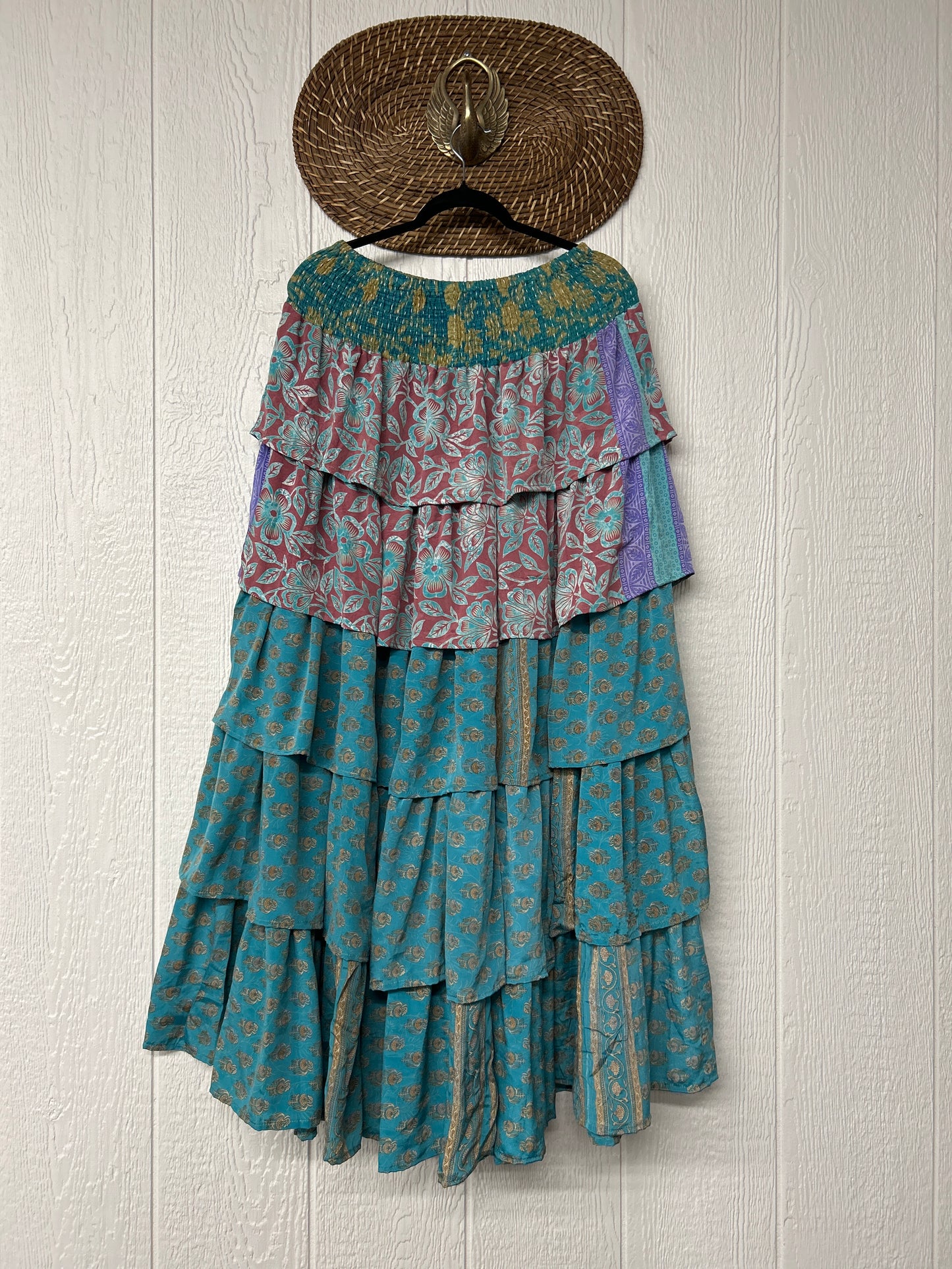 Rasgulla Sari Venus Ruffle Maxi 1125 073