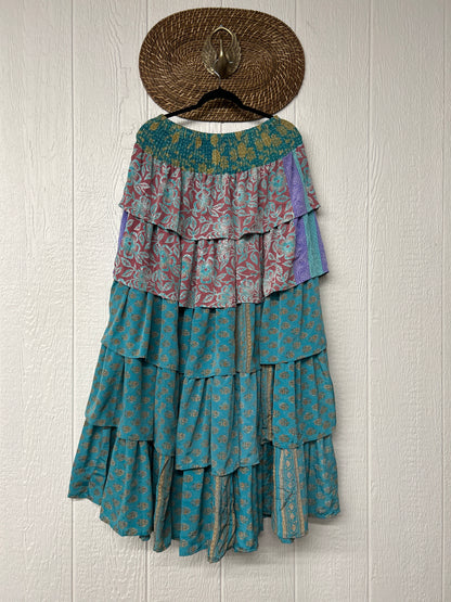 Rasgulla Sari Venus Ruffle Maxi 1125 073