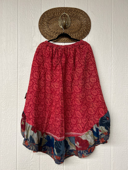 Pareo Kantha Wild Rose Skirt 0426 214