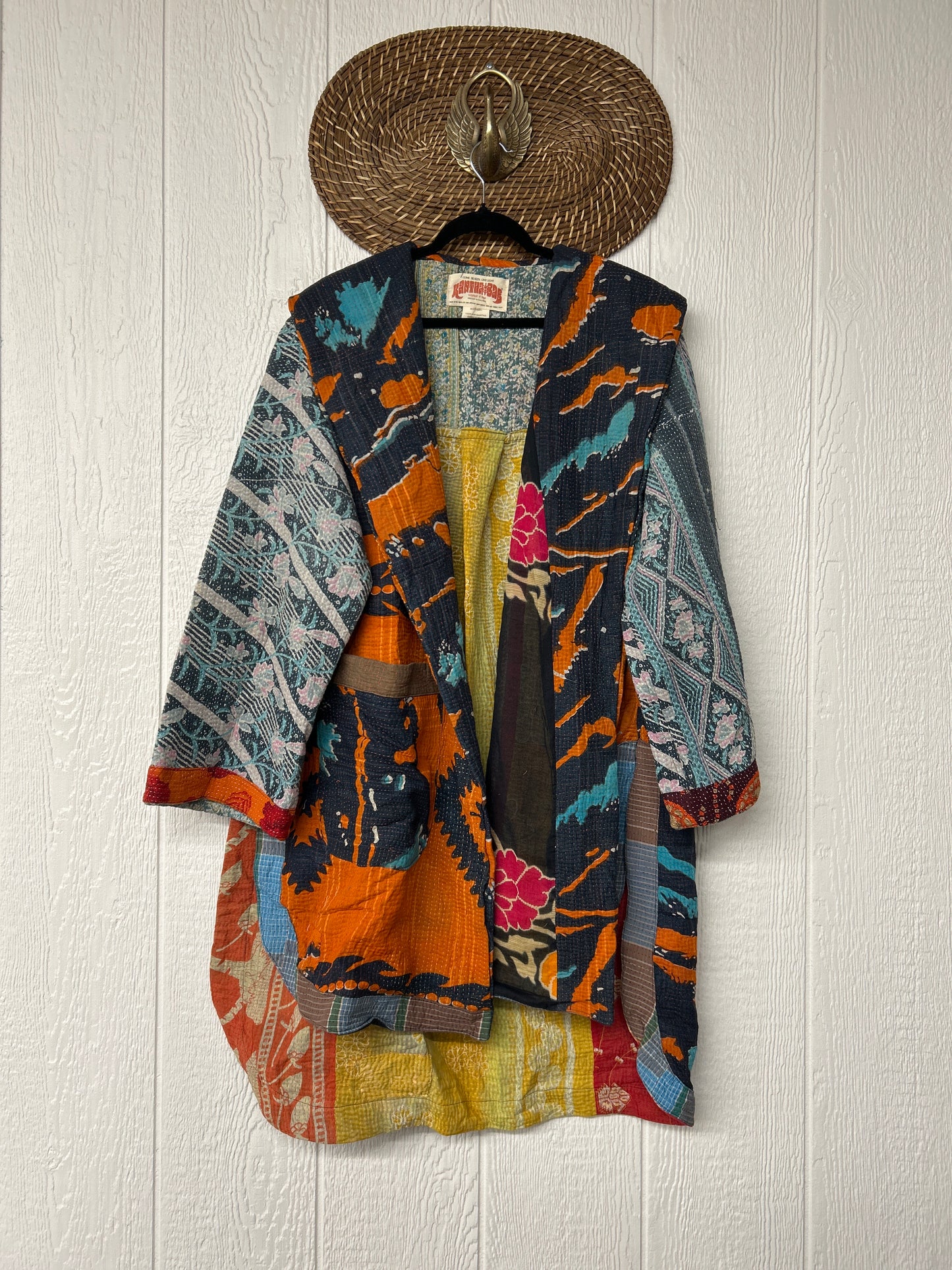 Fine Kantha Drifter Coat 1125 157