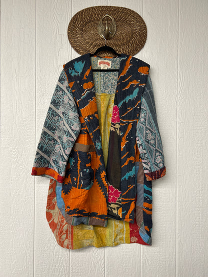 Fine Kantha Drifter Coat 1125 157