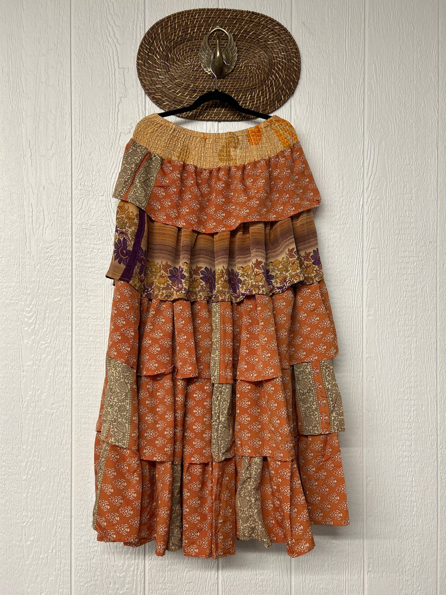 Rasgulla Sari Venus Ruffle Maxi 1125 037