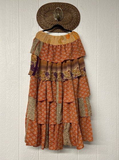 Rasgulla Sari Venus Ruffle Maxi 1125 037