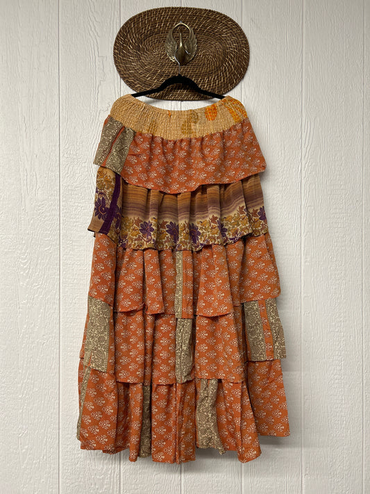 Rasgulla Sari Venus Ruffle Maxi 1125 037