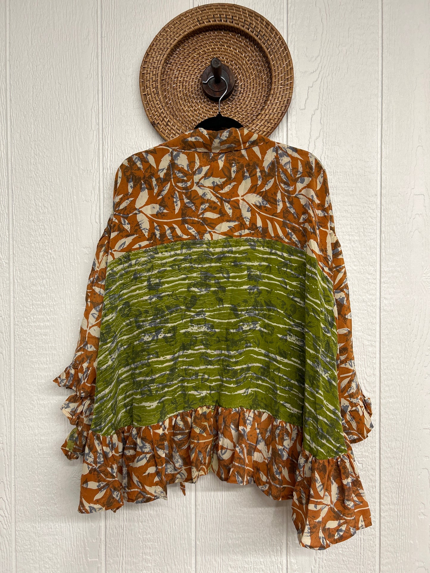 Crepe Sari Wild Rose Top 1225 124