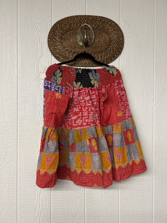 Pareo Kantha Meadow Skirt 0826 042