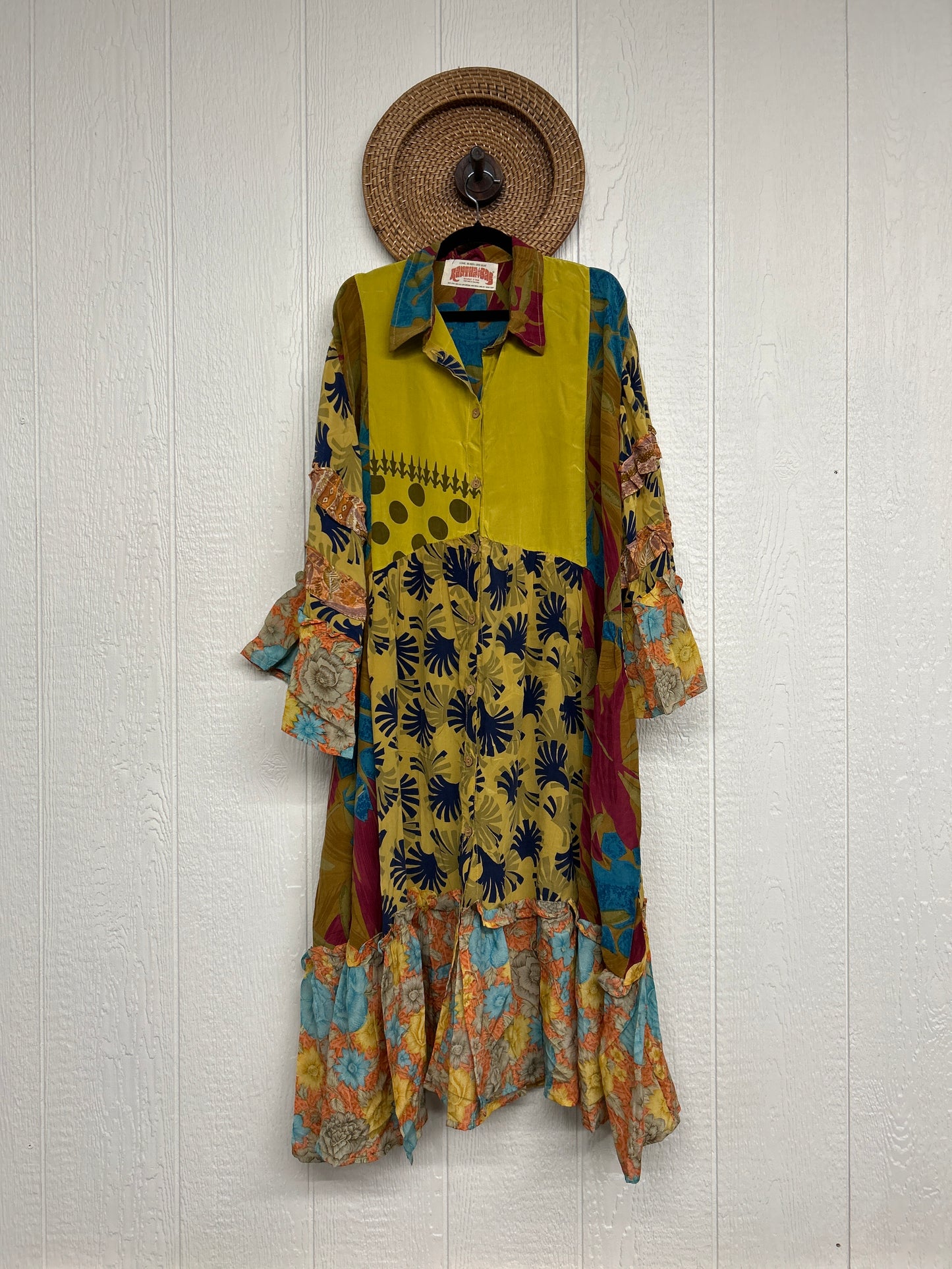 Crepe Sari Rhiannon Duster Dress 0226 256