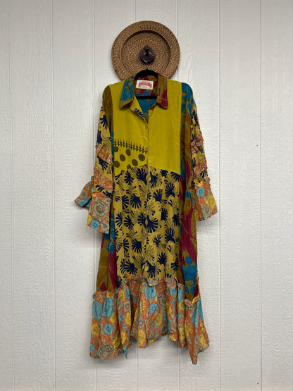 Crepe Sari Rhiannon Duster Dress 0226 256