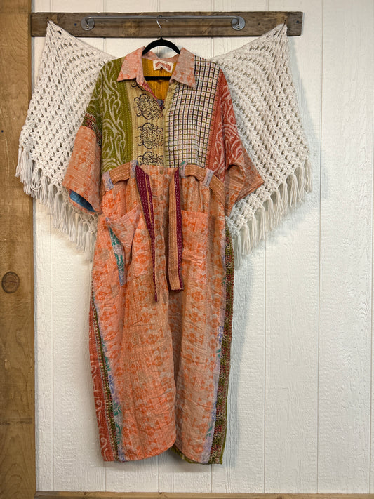 Pareo Kantha Gravity Duster Dress 0226 165