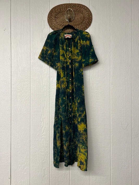 Crepe Sari Summer Woodstock Duster 0626 193