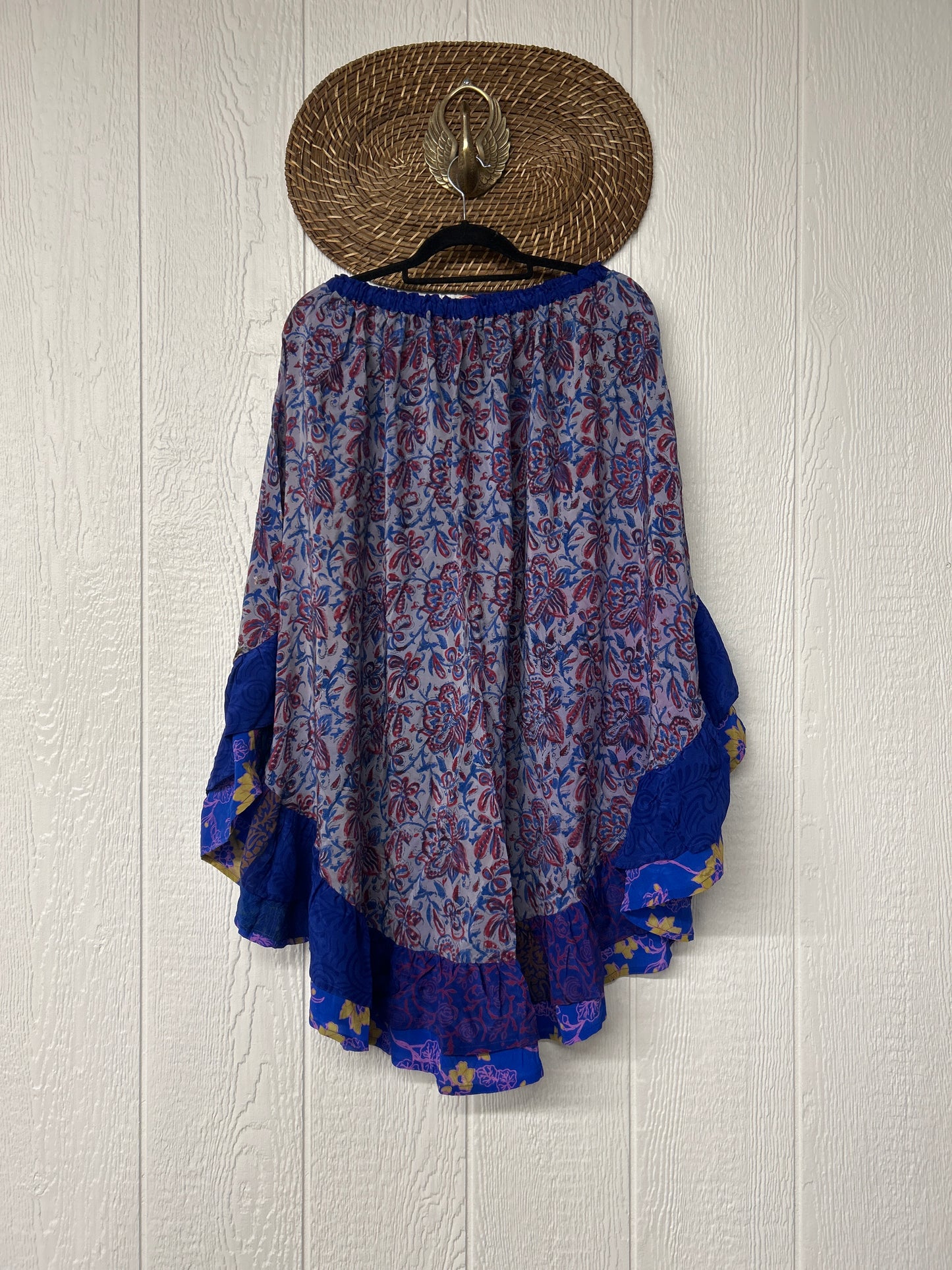 Crepe Wild Rose Skirt 1025 205