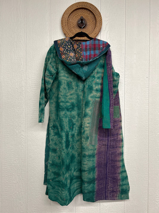 Fine Kantha Rising Sun Coat 1125 161