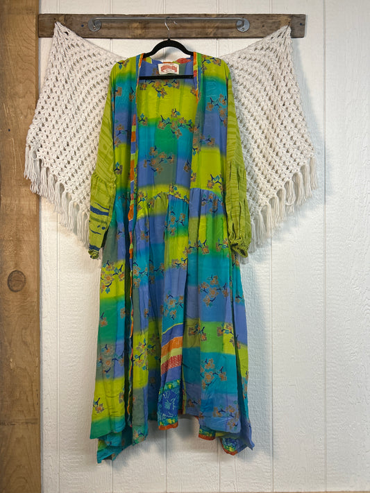 Crepe Sari Evermore Kimono 0326 101