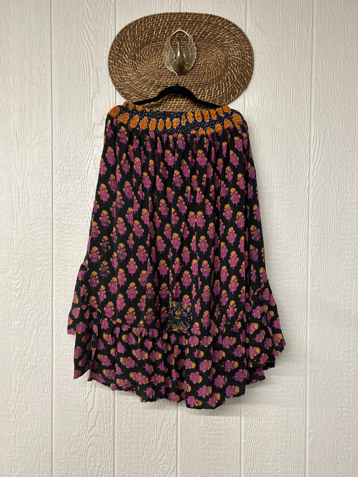 Crepe Sari Dahlia Skirt 1026 112