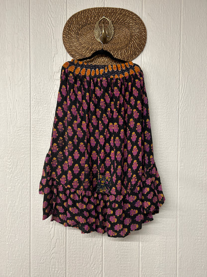 Crepe Sari Dahlia Skirt 1026 112