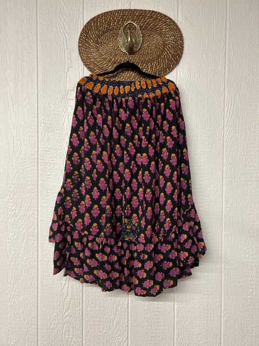 Crepe Sari Dahlia Skirt 1026 112
