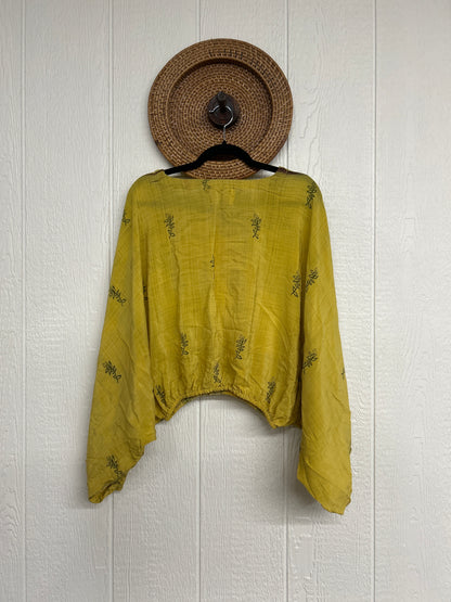 Crepe Sari Luna Crop Top 0126 062