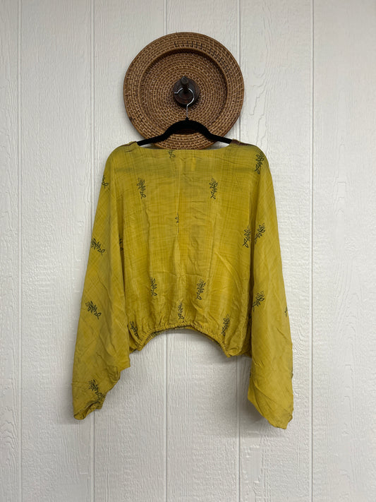 Crepe Sari Luna Crop Top 0126 062