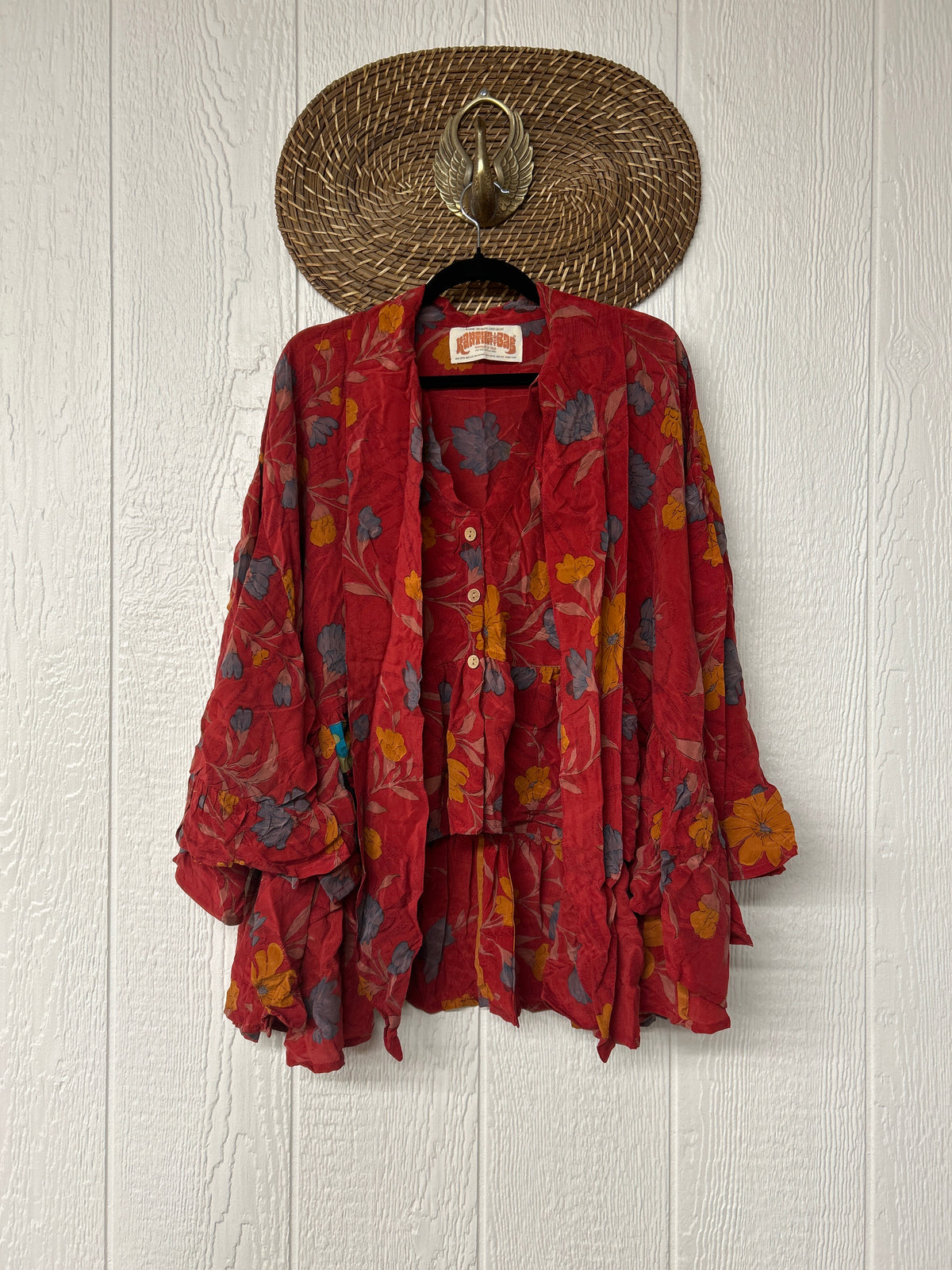 Crepe Sari Wild Rose Top 1026 173