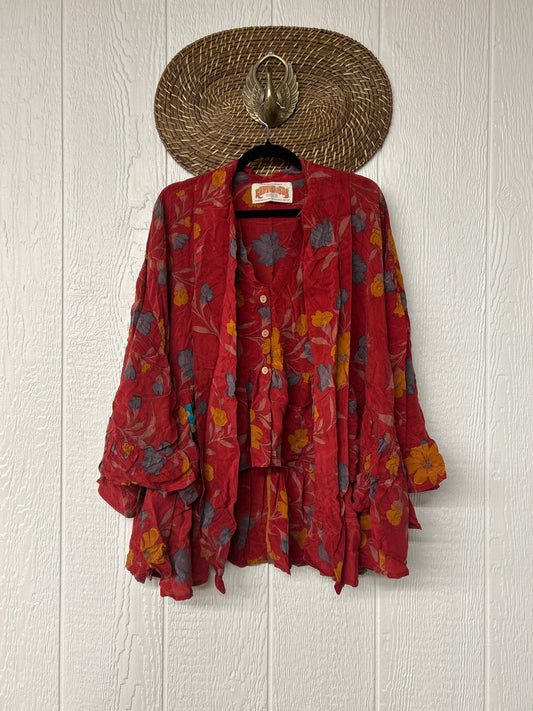 Crepe Sari Wild Rose Top 1026 173