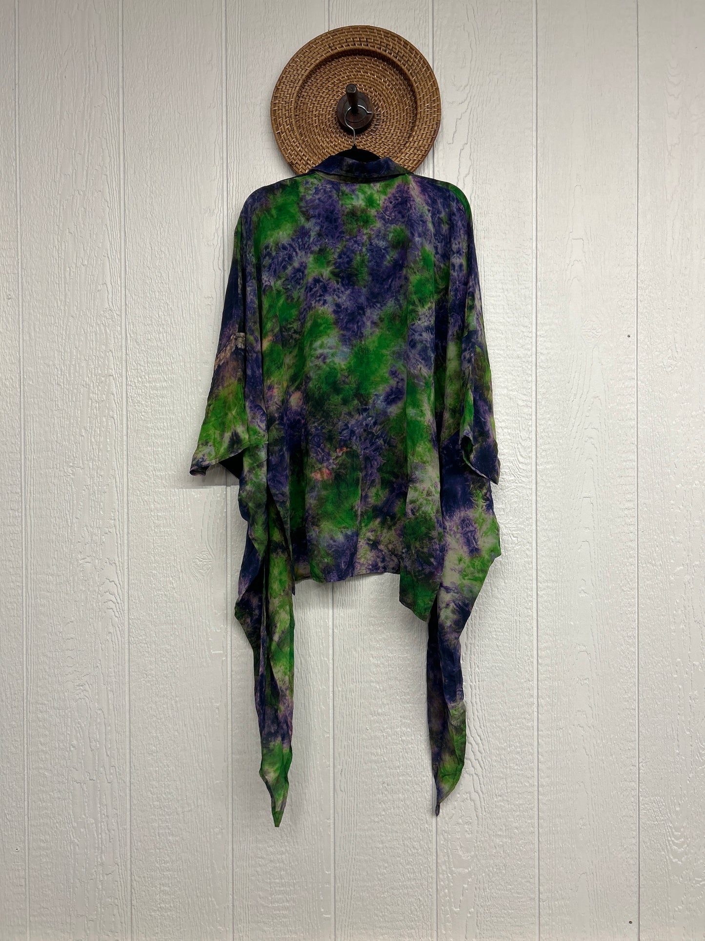 Crepe Sari Summer Nirvana Button Down 0626 273