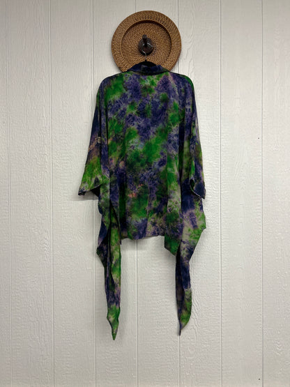 Crepe Sari Summer Nirvana Button Down 0626 273